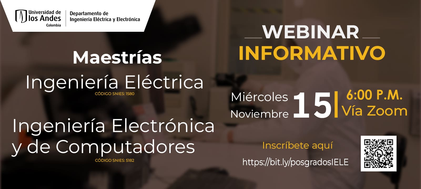 Banner Webinar Informativo- Posgrados IELE